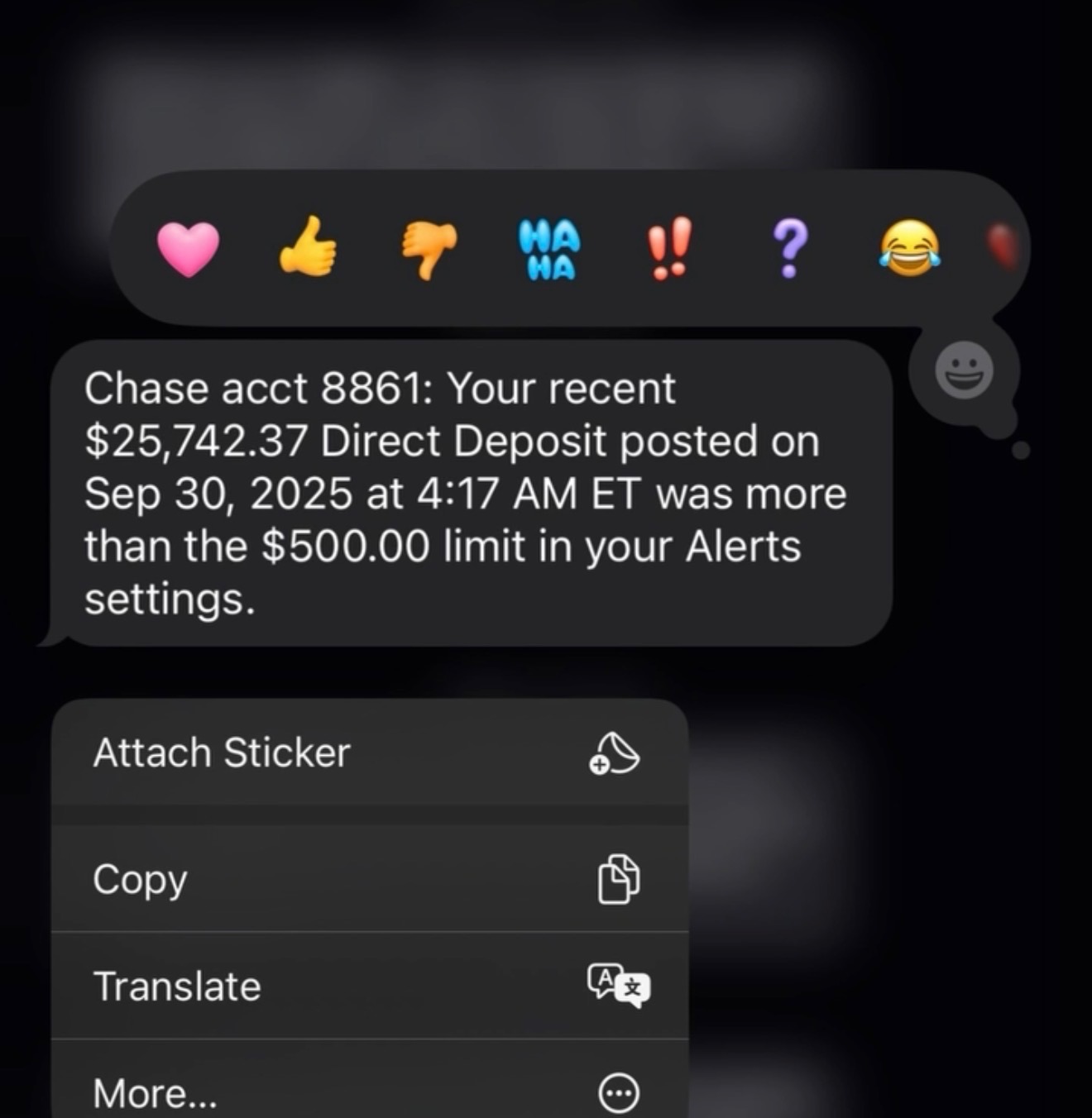 $25,742 wire deposit