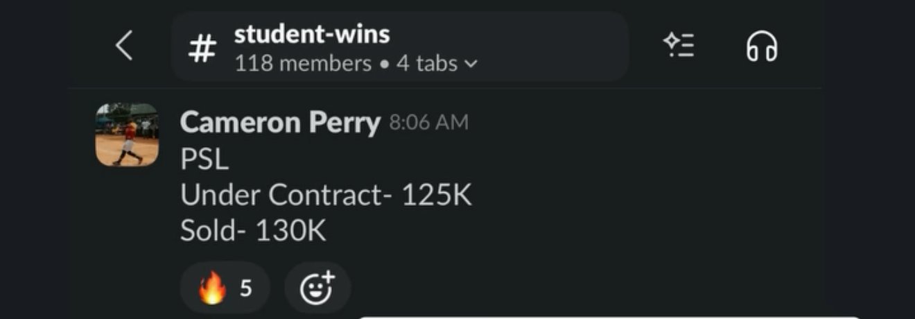 PSL deal under contract 125K sold 130K